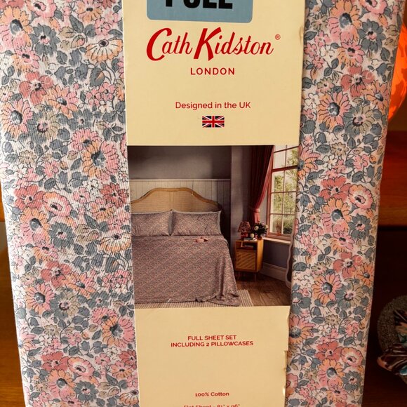 Cath Kidston FULL Sheet Set 100% OEKO Cotton - Picture 3 of 10